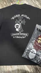 A Bathing Ape BAPE x Chrome Hearts Baby Milo Black Graphic Logo Tee Men’s L