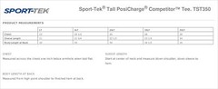 Sport Tek Men’s Dri-Fit PosiCharge Workout S-4XL Big Tall T-Shirt M-TST350