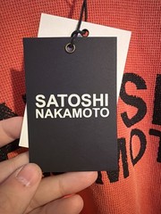 Satoshi Nakamoto Logo Thermal With studs Red Size XXL