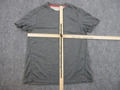 Greg Norman Shirt Mens Adult Small Gray Shark Logo Outdoors Golf Lightweight