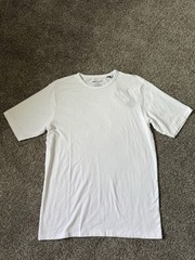 Kenneth Cole Medium Mobility Knit T-Shirt White Super Soft $49
