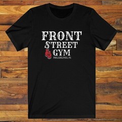 Front Street Boxing Gym Men’s Black S-5XL