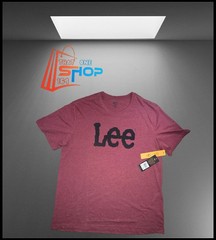 Men’s Lee crew neck t-shirt In Biking Red Size XLarge