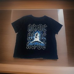 AC/DC Ballbreaker Tour Shirt 1X Heavy Metal Band Graphic Tee Lightning Women HTF