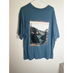 Arizona Jean Co. XL mens blue Portland T-Shirt w/design-used good