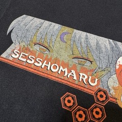 Vintage 2005 Inuyasha x Sesshomaru Black T-Shirt Anime Tee Men’s Size XL