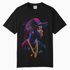 Pop Neon Graffiti Graphic Tee, Comfort Colors T Shirt, Unisex Streetwear Tee