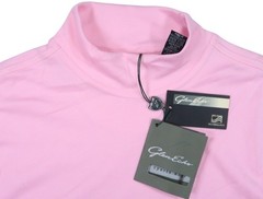 NWT GLEN ECHO vtg pullover t-SHIRT performance mock men small shirt wicking pink