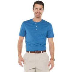 Men’s Croft & Barrow® Classic-Fit Extra Soft Easy-Care Henley Slim Fit S, XXL