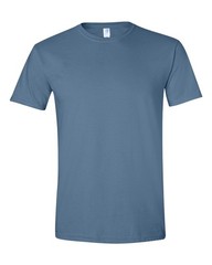 Gildan 64000 Men’s Ringspun Softstyle Cotton Jersey Knit Crew Neck Plain T Shirt