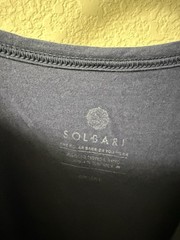 Solbari Men’s Bamboo / Cottom UPF 50+ Long Sleeve Crew Neck Navy Size L