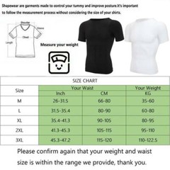 Men’s Slimming Body Shaper Vest Abs Abdomen Compression Shirt Workout Tank Top