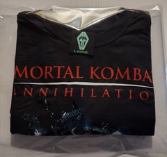 Graveyard Goods Large Tee Mortal Kombat Annihilation Promo Never Worn Sealed