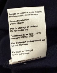 Maison Kitsuné ‘Tri Color Fox Patch’ Logo T-Shirt Medium Paris