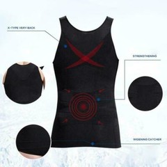 Be-In-Shape For Men’s Slimming Vest Ultra Durable Compression Shapewear Tank Top