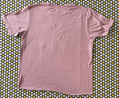 LAT Heather Pink Size XL Cut Off Crop Crewneck Short Sleeve T-Shirt