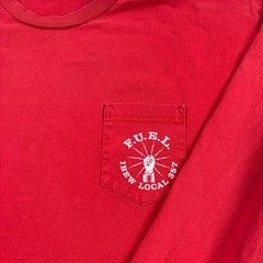 Bayside IBEW Local 357 Las Vegas Red Long Sleeve Graphic Shirt Men’s 2XL