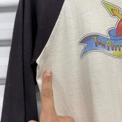 Vintage 80’s Tom Petty & Heartbreakers 3/4 Sleeve Raglan The Knits Band Size M