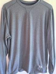 Rugged Elements Durable Utility Mens Size Large Long Sleeve T Shirt Grey