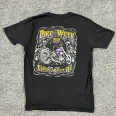Bike Week 2021 Daytona Beach Florida Graphic T Shirt Mens 38″ Chest Black