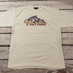 Jansport Florida Dolphins T Shirt Size XL White Men’s