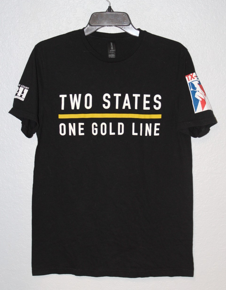 911 Dispatcher: Thin Gold Line T-Shirt Florida / Texas Family Men Size MEDIUM