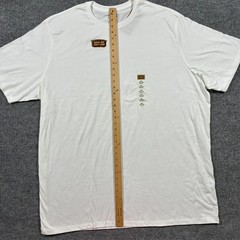 The Foundry Supply Co. Mens T-Shirt Size 4XLT White Casual Quick Dri Easy Care