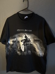 Mission Beach California Graphic T-Shirt Black Heavy Cotton