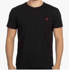 POLO RALPH LAUREN Men’s T-Shirt Black Size M 100% Cotton NWT