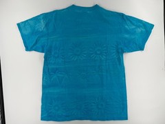 Vintage 90’s AOP Crystal Cruises T-Shirt Blue Size L All Over Print USA