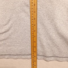 Woolrich Mens Lightweight Stretch Cotton Henley Thermal L Gray Waffle Knit LS