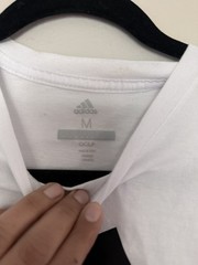 adidas Badge of Sport Tee Men’s SizeM White/Black