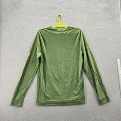 Columbia Men Shirt L Green Graphic Print Bear Rainbow Gorpcore Logo READ