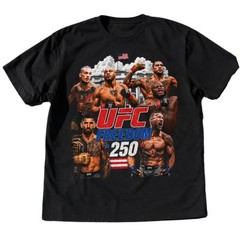 UFC Freedom 250 Graphic T Shirt, White House Inspired Fight Night Tee, MMA Fan