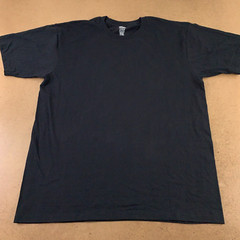 Kirkland Men’s Size 3XL Black Cotton Short Sleeve Crew Neck T-Shirt New