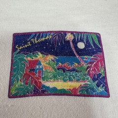 Vintage Saint Thomas Shirt Mens XL White Tropical Graphic Fruit Of The Loom 90s