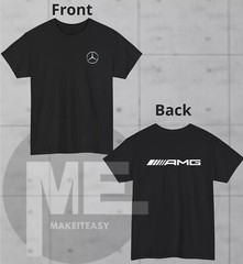 Mercedes Benz AMG t-shirt Front and Back unisex tee fan gift
