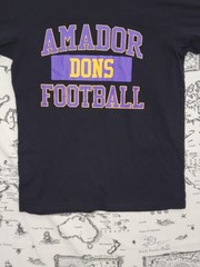 Next Level Apparel Amador Dons Football T-Shirt Men’s Size M Black