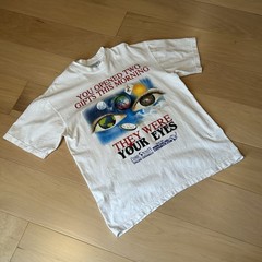 Online Ceramics Two Gifts Eyes Tee White Short Sleeve Men’s Large