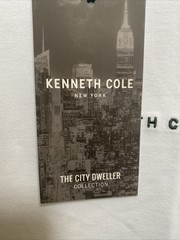 Kenneth Cole City Dweller Large T-Shirt White Short Sleeve Small Logo $49