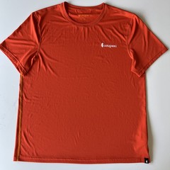 Cotopaxi T Shirt Men’s Large Orange Short Sleeve Lightweight Stretch Tee