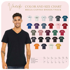 250th Anniversary of The United States Bella Canvas V-Neck Tee, USA Independence