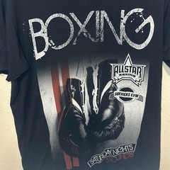 Kinetix Mens Black Boxing Sidekick Gym Saturday Nights 3 Rounds Shirt Size XL