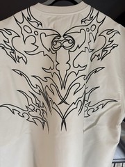 GFTD LA-Bone Graphic Embroidered Tee Faux leather Set 2XL GFPFW25-70