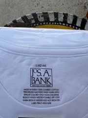Jos. A. Banks 3 Men’s T-Shirts Size Large 100% Combed Cotton Pack of Three