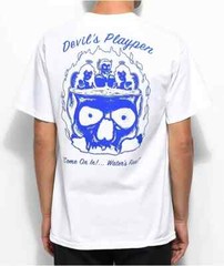 A-Lab Mens Devil’s Playpen The Water Is Fine Funny T-Shirt New 2XL