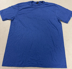 District Perfect Tri DTG Crew-Neck Adult T-Shirt Short Sleeve Blue Size XL New