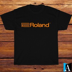 Shirt Roland Drums Guitar Music Logo Popular Black/White/Grey/Navy T-Shirt S-5XL