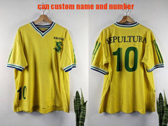Vintage Sepultura 1996 Brasil 10 V-Neck Jersey For Fan Special Men Tee TD1376