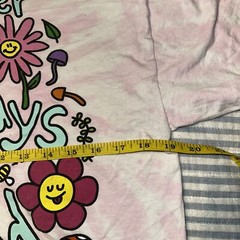 A-Lab Better Days Ahead Pink Tie Dye Graphic T-Shirt Mens Medium Smiley Flower